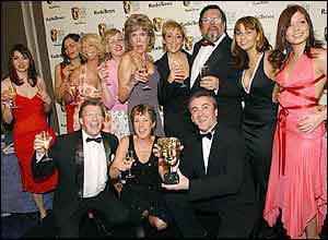 Coronation Street stars celebrate