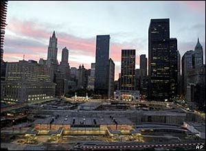 New York sunrise 11 September 2004