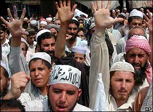 Anti-US rally in Peshawar, Pakistan
