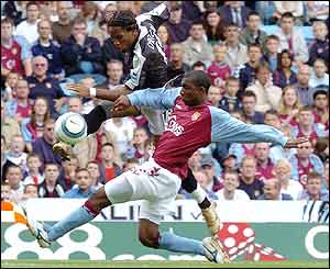 Didier Drogba and Jay-Lloyd Samuel
