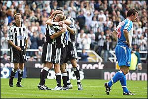 Newcastle go one-nil up