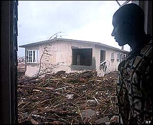 Jamaica in the wake of Hurricane Ivan