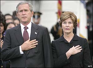 The Bushes at the White House 