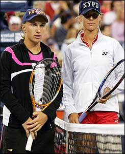 Svetlana Kuznetsova and Elena Dementieva