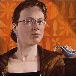 Louise Tiplady by Paul Harris (oil on canvas)