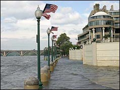 Georgetown under water