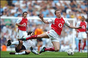 Jamie Redknapp and Ray Parlour