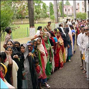 Muzaffarpur city saw a high voter turnout (picture courtesy of PP Singh) 