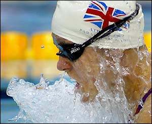 Elaine Barrett is favourite to take gold in the pool
