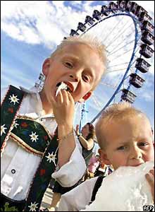 Children at Oktoberfest