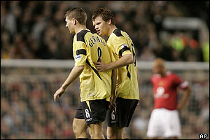 Steven Gerrard and John Arne Riise