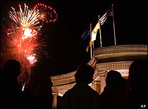 Celebrations in Nicosia, Cyprus