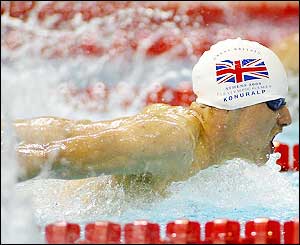 Dervis Konuralp in the men's SM13 200m individual medley final