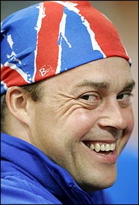 Gale smiles after winning the bronze