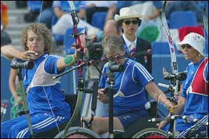 The GB women's archery team