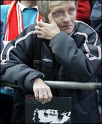 A Forest fan sheds a tear