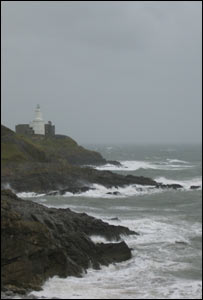 Mumbles prior to a storm, as sent by Gareth Wakefield who lives in Neath