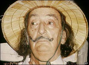 Salvador Dali in the 1970s
