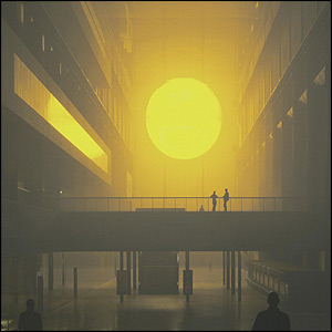 Olafur Eliasson's sun installation