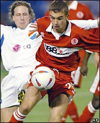 Teenager James Morrison faces some early pressure in the Czech Republic