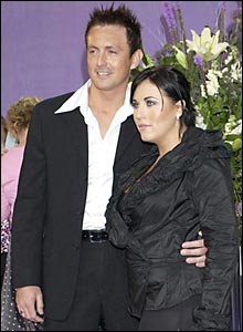 EastEnders' Jessie Wallace with fiance Dave Morgan