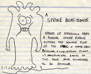 A sprine bloat-trunker