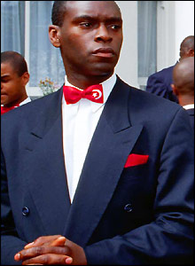 Nation of Islam member, copyright: Giles Moberly
