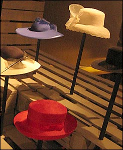 Display of 'church hats'