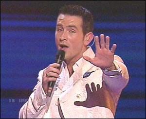 Chris Doran sang Ireland's entry, If My World Stopped Turning. Ireland have won seven times before 2004.
