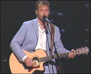 James Fox was hoping to restore the UK's Eurovision pride after last year's disastrous showing. He was 14 to 1 to win. 