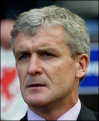 The Welsh boss Mark Hughes 
