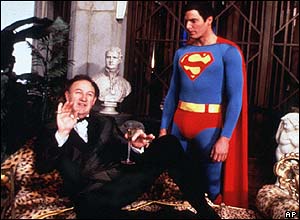Gene Hackman and Christopher Reeve