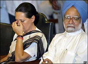 Sonia Gandhi and Manmohan Singh