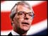 John Major with Union Jack flag behind