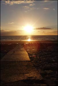 Jonathan Hearing sent in this shot from Ogmore-by-Sea 