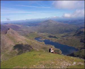 Stephen Reynolds, Felindre, mid Wales, took this view on his trip up Snowdon to celebrate his 40th birthday