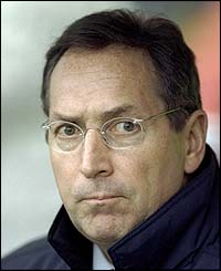Gerard Houllier in his early days at Liverpool