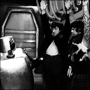 Patrick Troughton with Frazer Hines