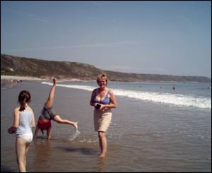Ira Walters, from Porthcawl, sent in this shot from a hot day at Horton on Gower
