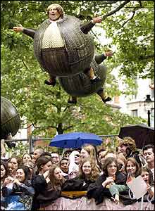 Crowds at Leicester Square