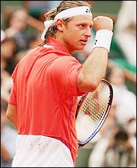 David Nalbandian has now made the last eight in all four grand slam tournaments