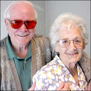 The couple will celebrate their diamond anniversary in 2005