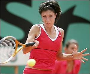 Despite her winning streak ending, Myskina remains largely untroubled