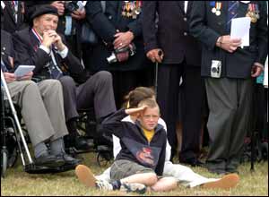 Crowd watching parade
