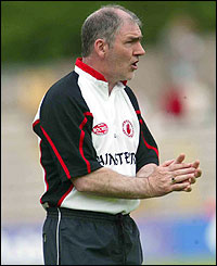Tyrone boss Mickey Harte