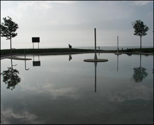 The paddling pool at Blackpill, Swansea, sent by Jim Young from Swansea