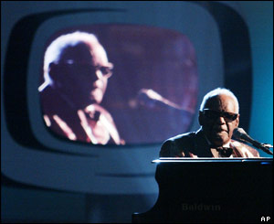 Ray Charles performs at the TV Land Awards
