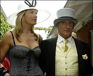 Penny Lancaster and Rod Stewart