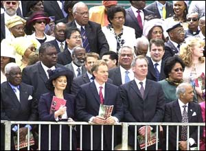 Tony and Cherie Blair