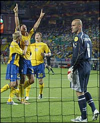 Sweden's striker Zlatan Ibrahimovic compounds Bulgaria's misery as he adds a fourth goal 